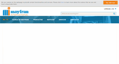 Desktop Screenshot of mayfran-es.com
